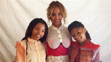 beyonce chloe and halle|chloe x beyonce sisters.